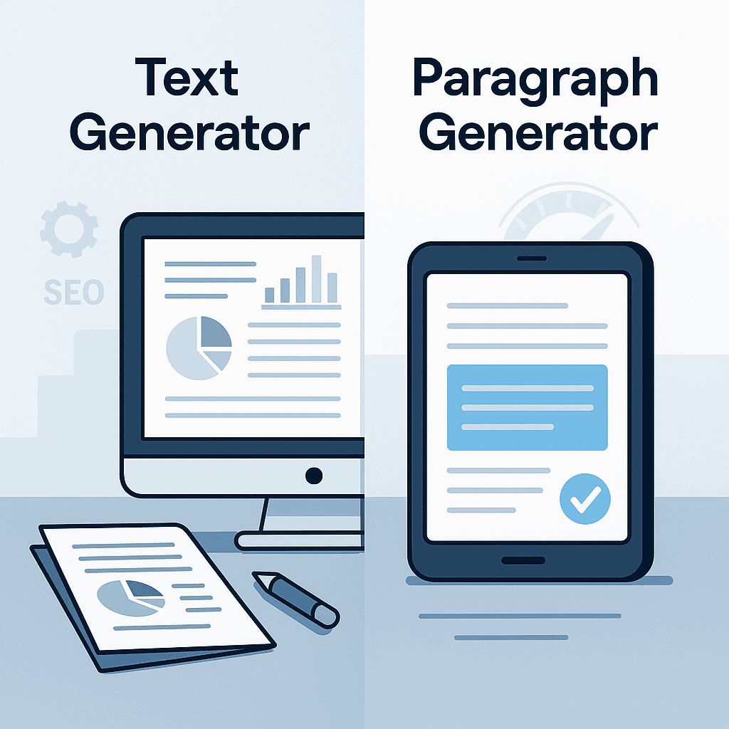 Text Generator vs Paragraph Generator: Which Tool Wins?